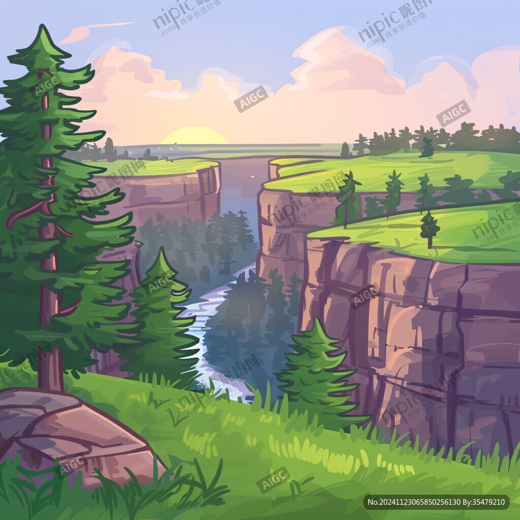 卡通風景