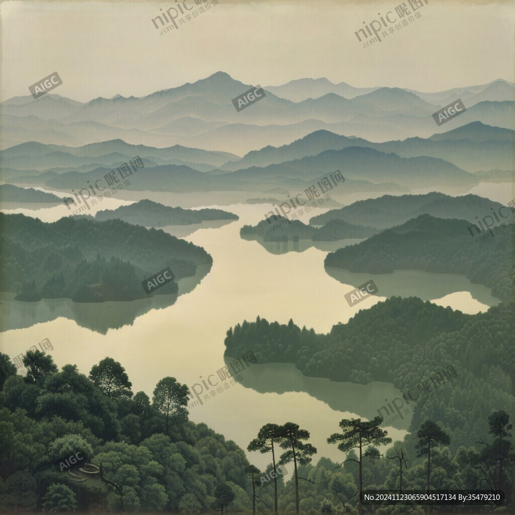 魅力雪野湖裝飾畫藝術(shù)