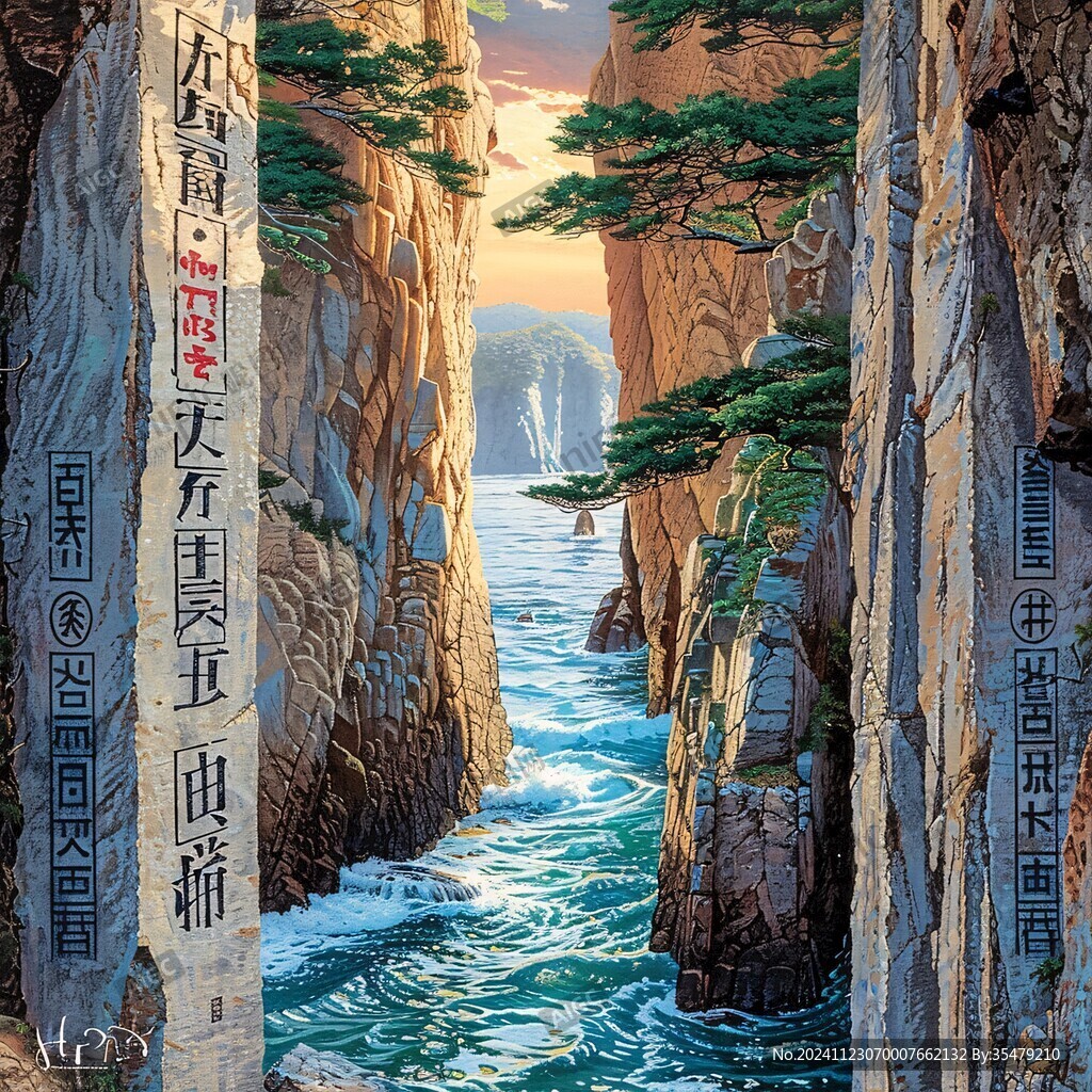 迎客松大圖