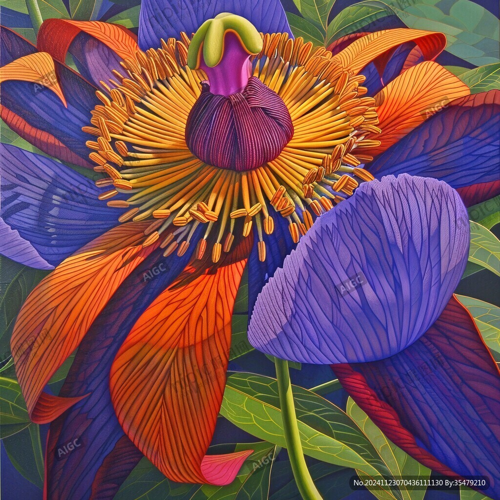 3d立體花卉油畫