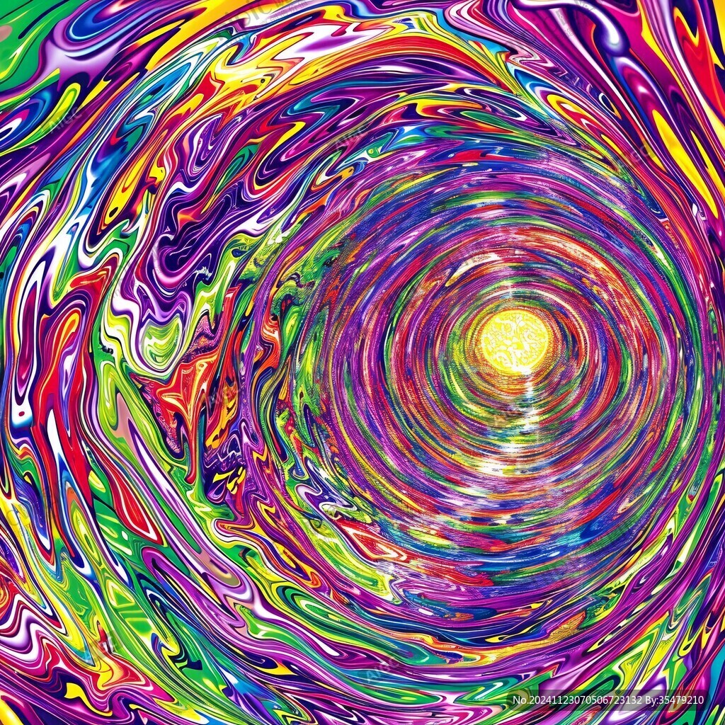吊頂噴畫宇宙漩渦