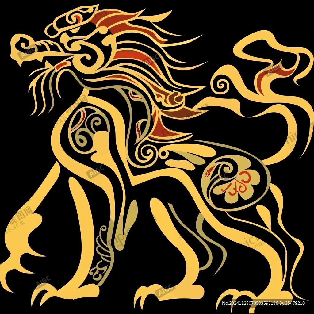 瑞獸圖案設(shè)計(jì)