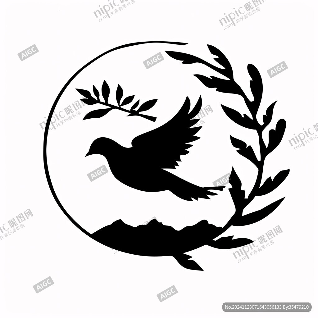 鳥紋圓圈