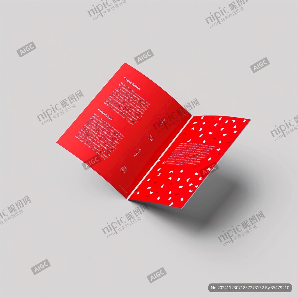 紅色創(chuàng)意折頁(yè)