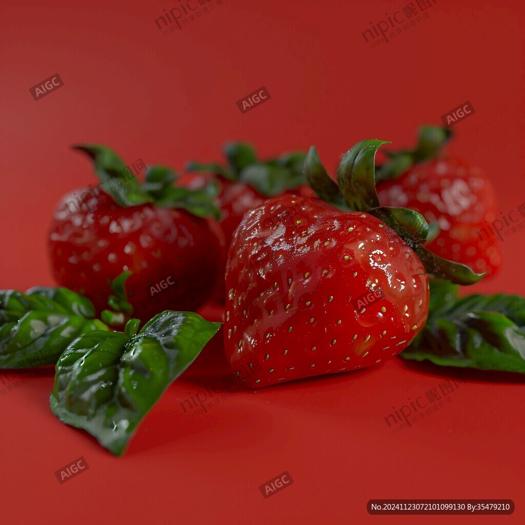 高清草莓棚拍