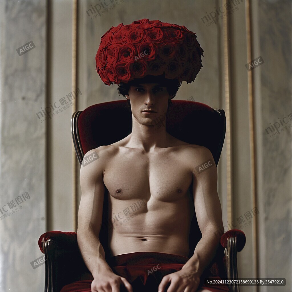男士花帽
