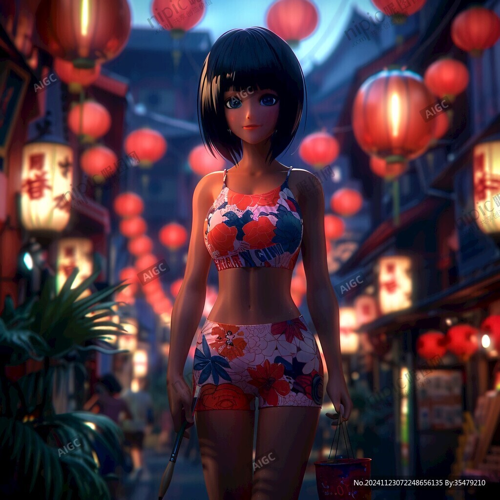 3d動畫插圖