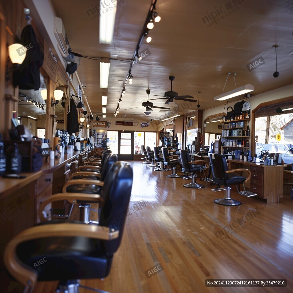 理發(fā)店內(nèi)景
