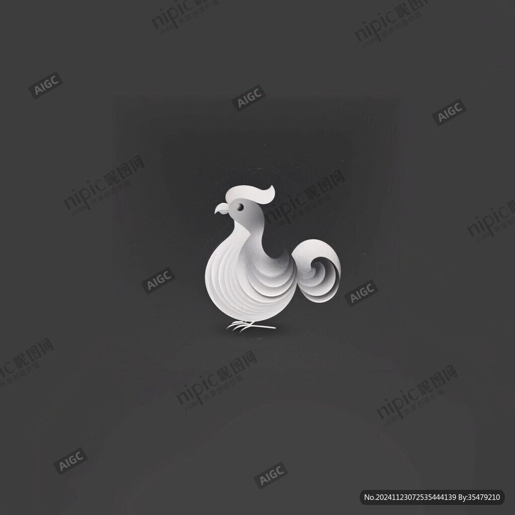 動(dòng)物母雞logo設(shè)計(jì)