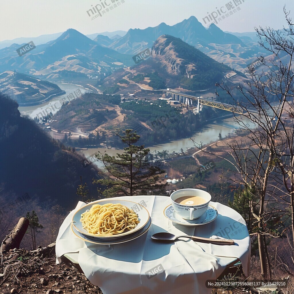 山間茶