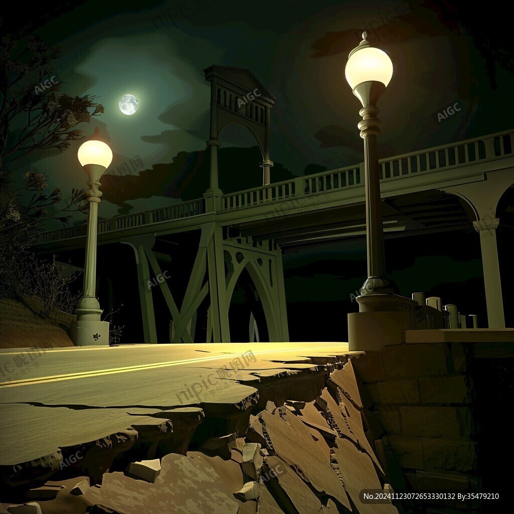 夜景石橋