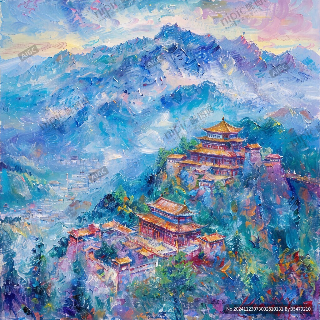 黃鶴樓油畫(huà)