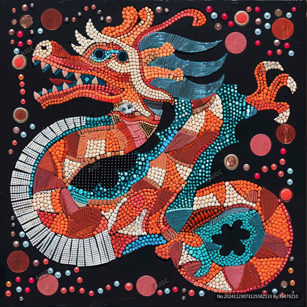鑲嵌的龍