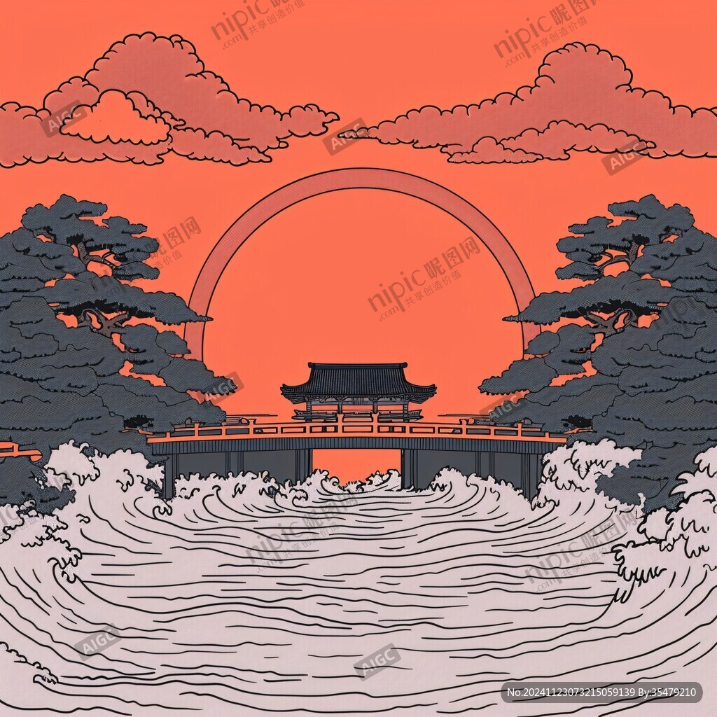 神武門(mén)插畫(huà)
