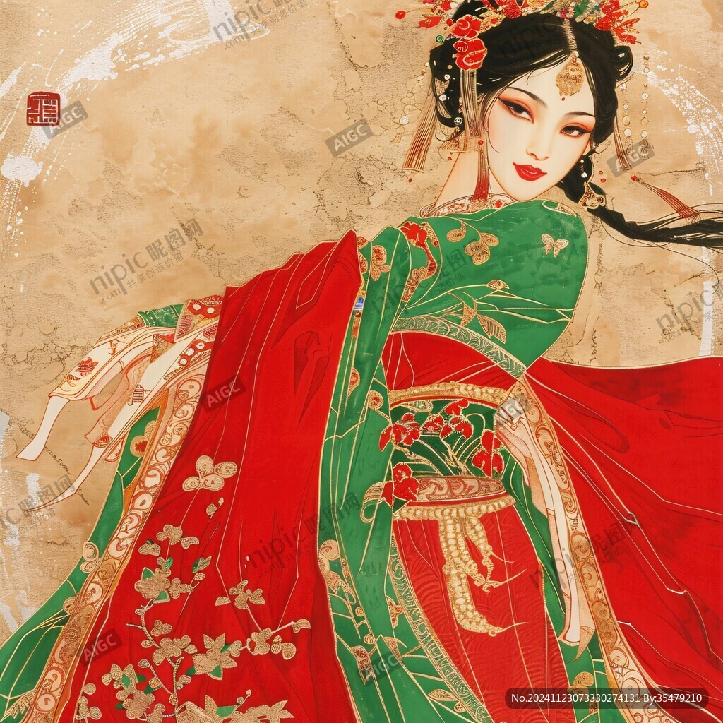 原創(chuàng)手繪古裝
