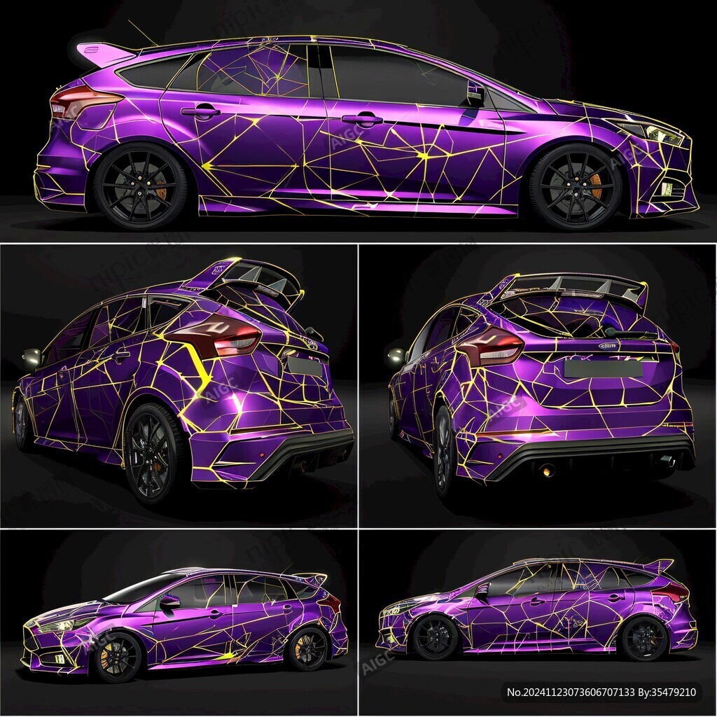 絢麗線條汽車