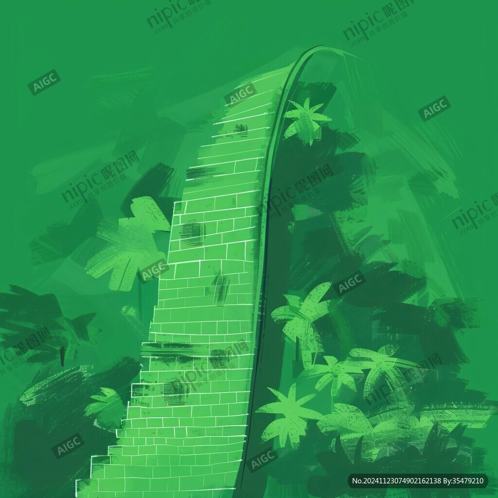 新加坡禪風(fēng)建筑插畫