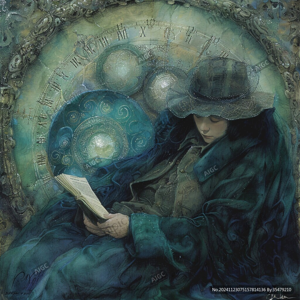 幻想小說插圖設計手繪