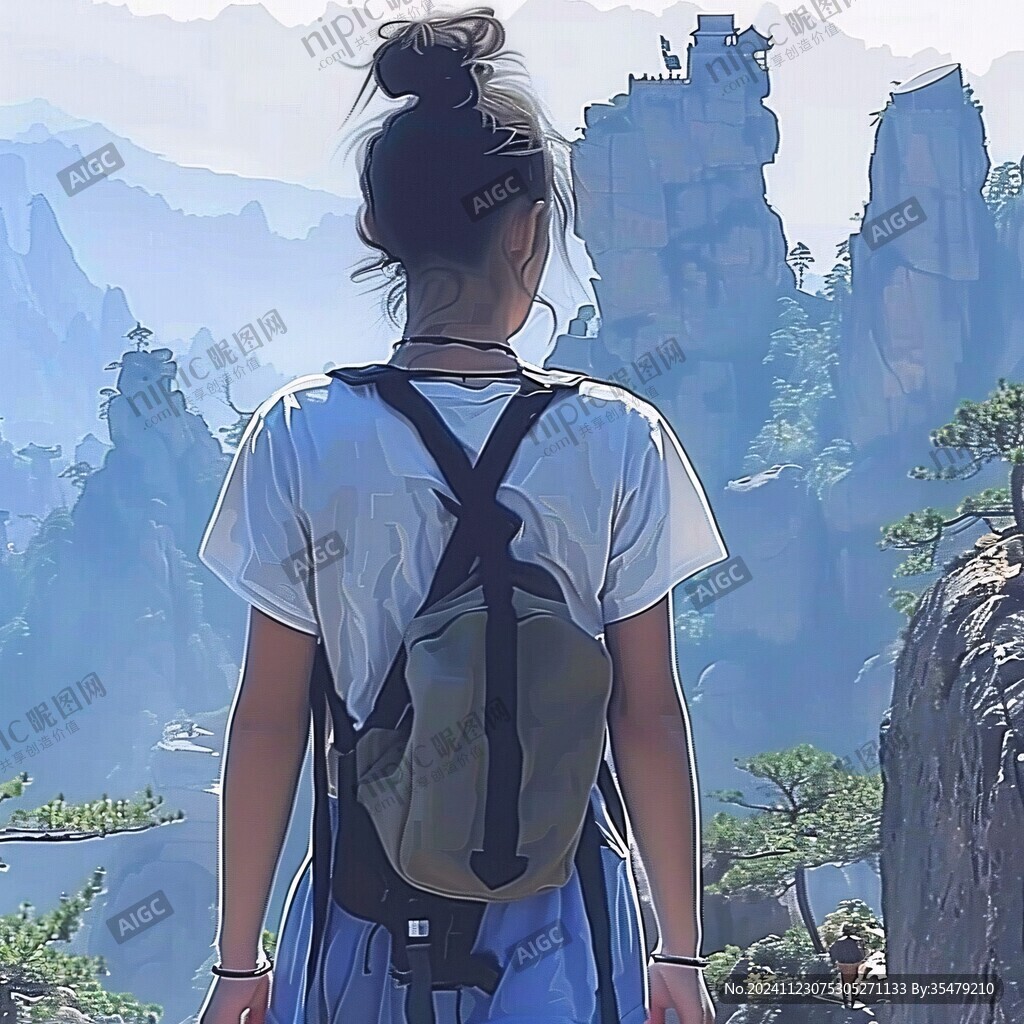 嵩山插畫