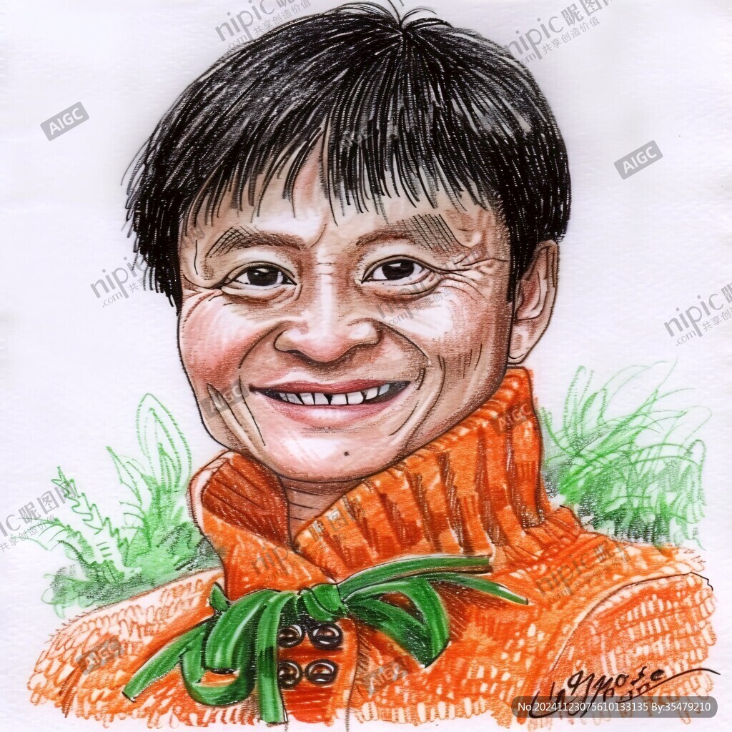 卡通肖像畫人物畫