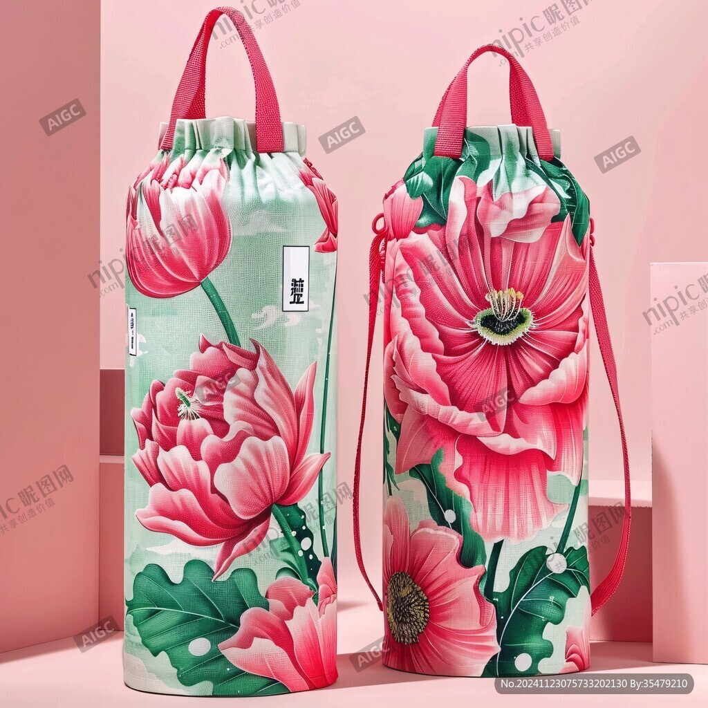 牡丹花手提袋
