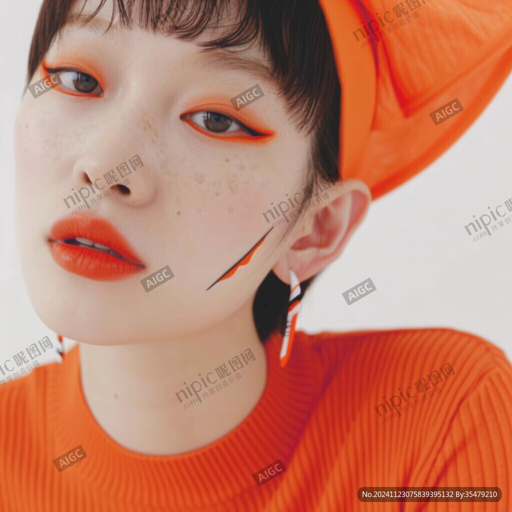 戴耳環(huán)少女