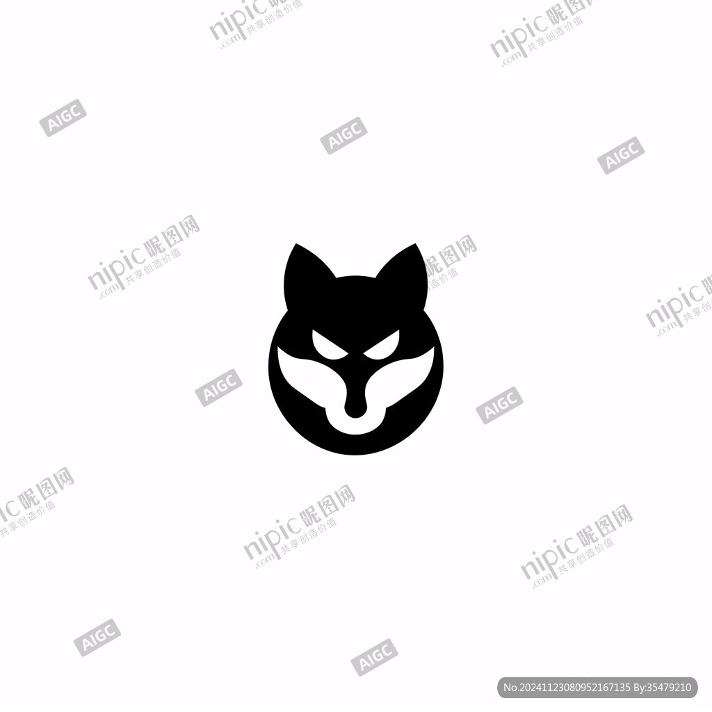 面具貓logo