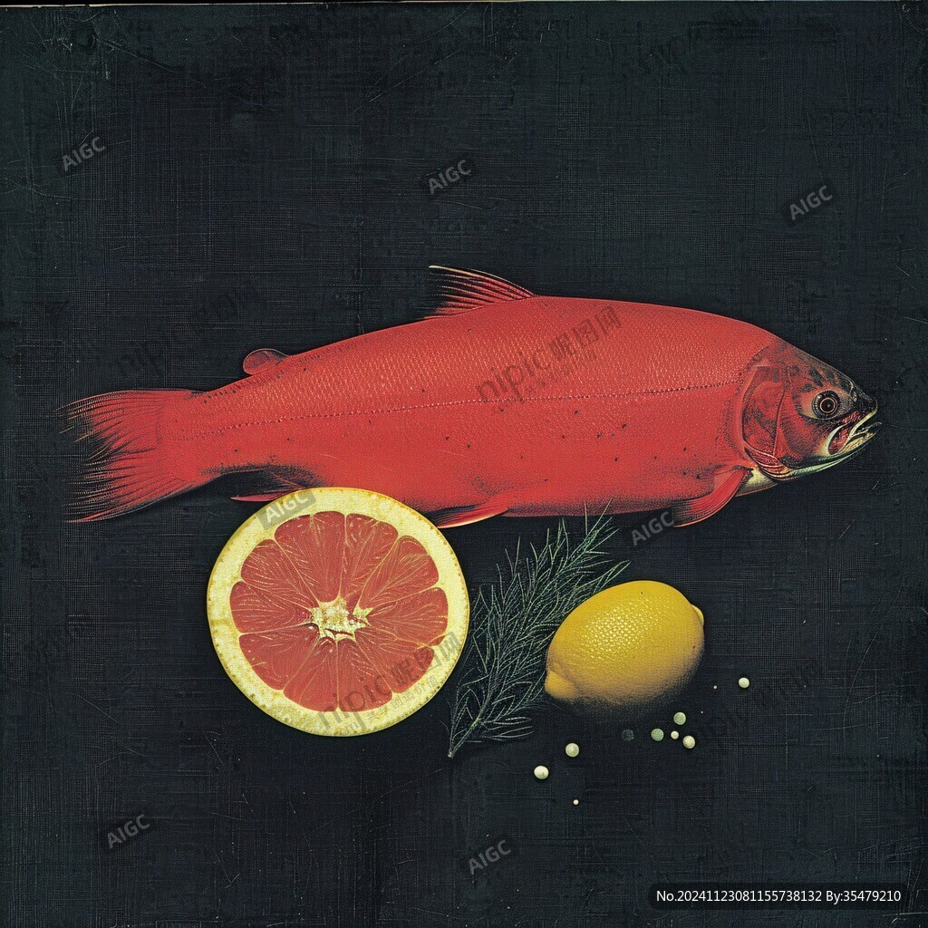 檸檬魚(yú)掛畫(huà)