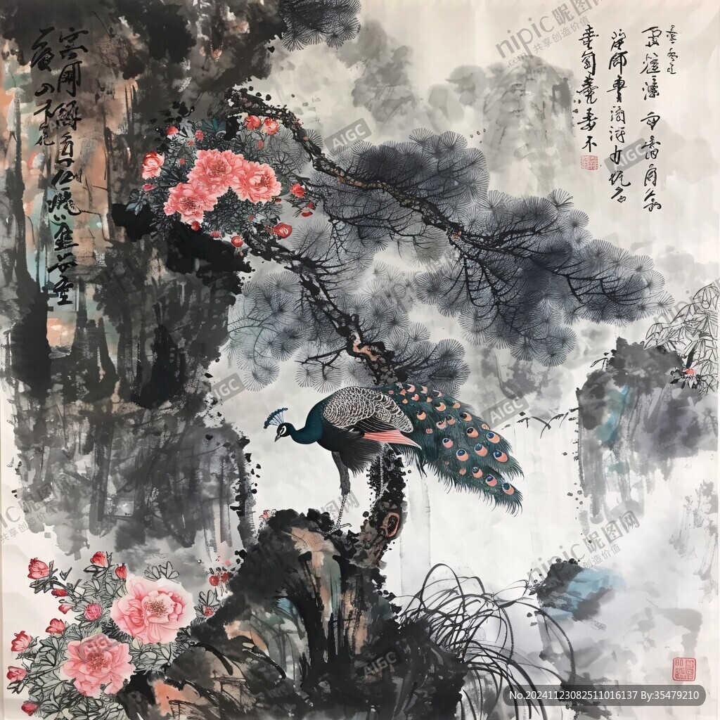 松鶴延年景