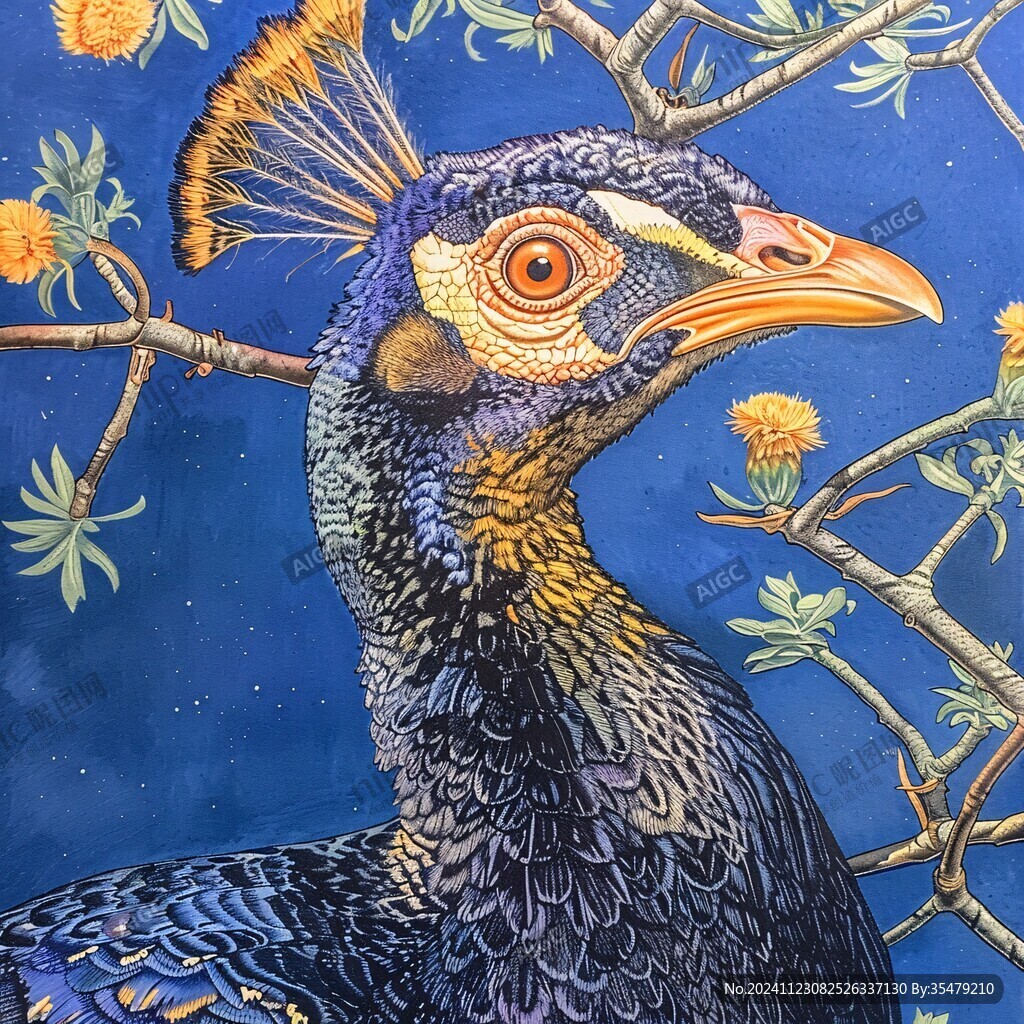 歐美懷舊鳥鐵皮畫