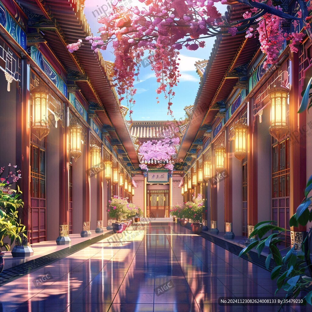 回廊效果圖