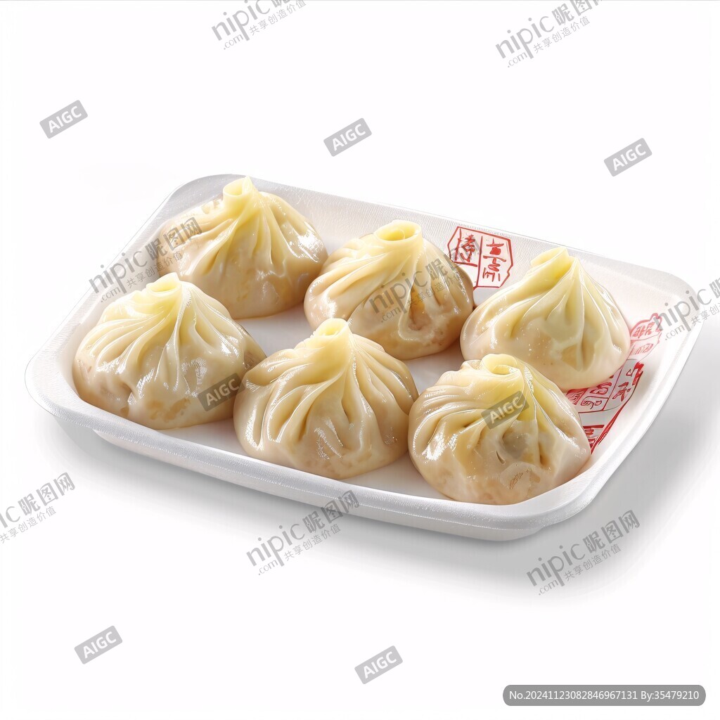 灌湯包素材