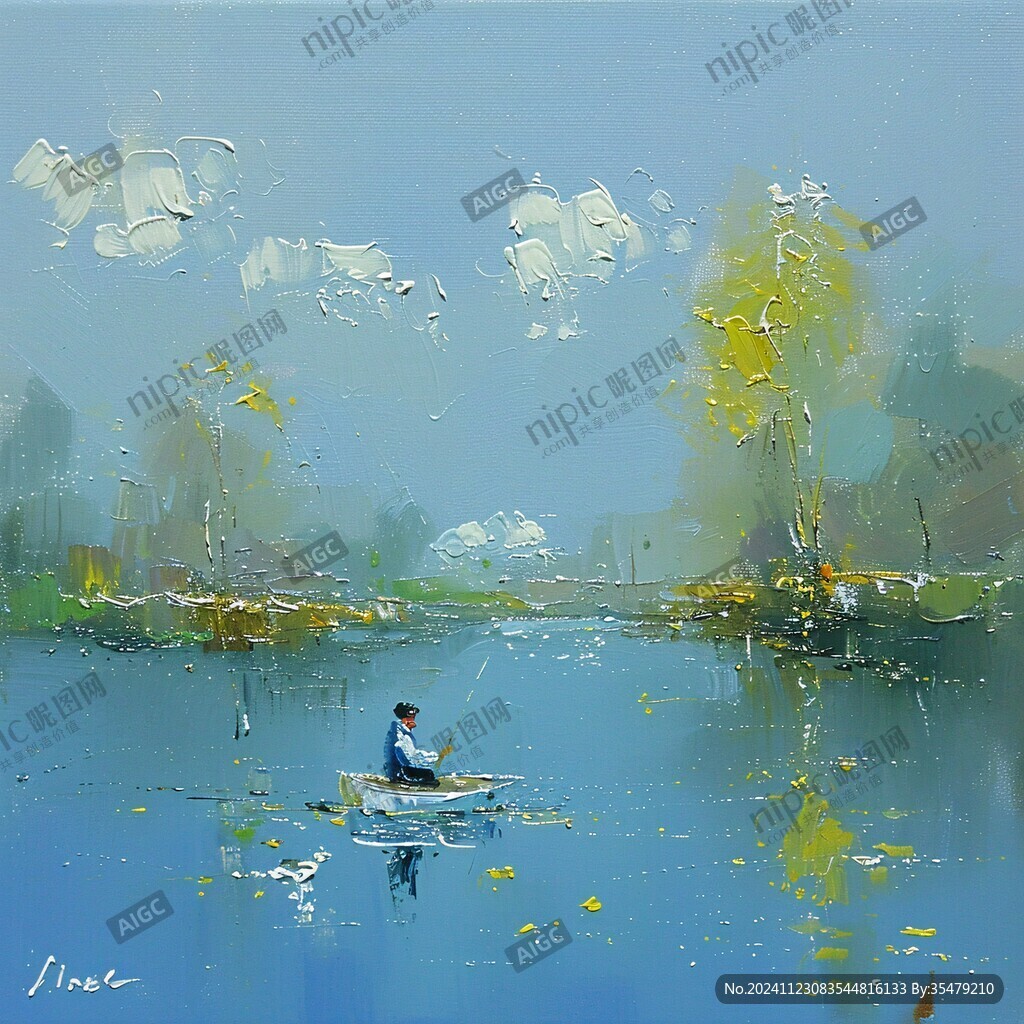 孤舟插畫