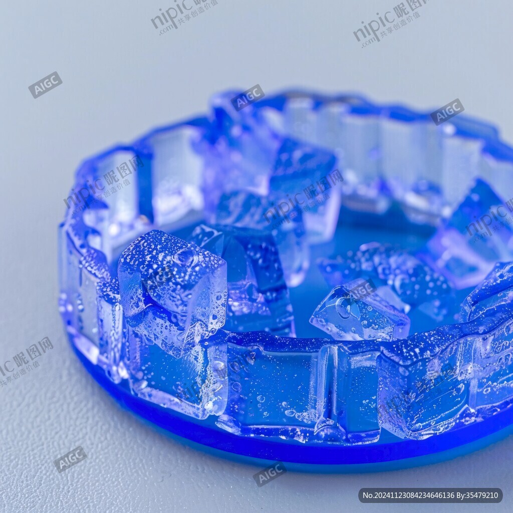 藍(lán)色水晶蓋