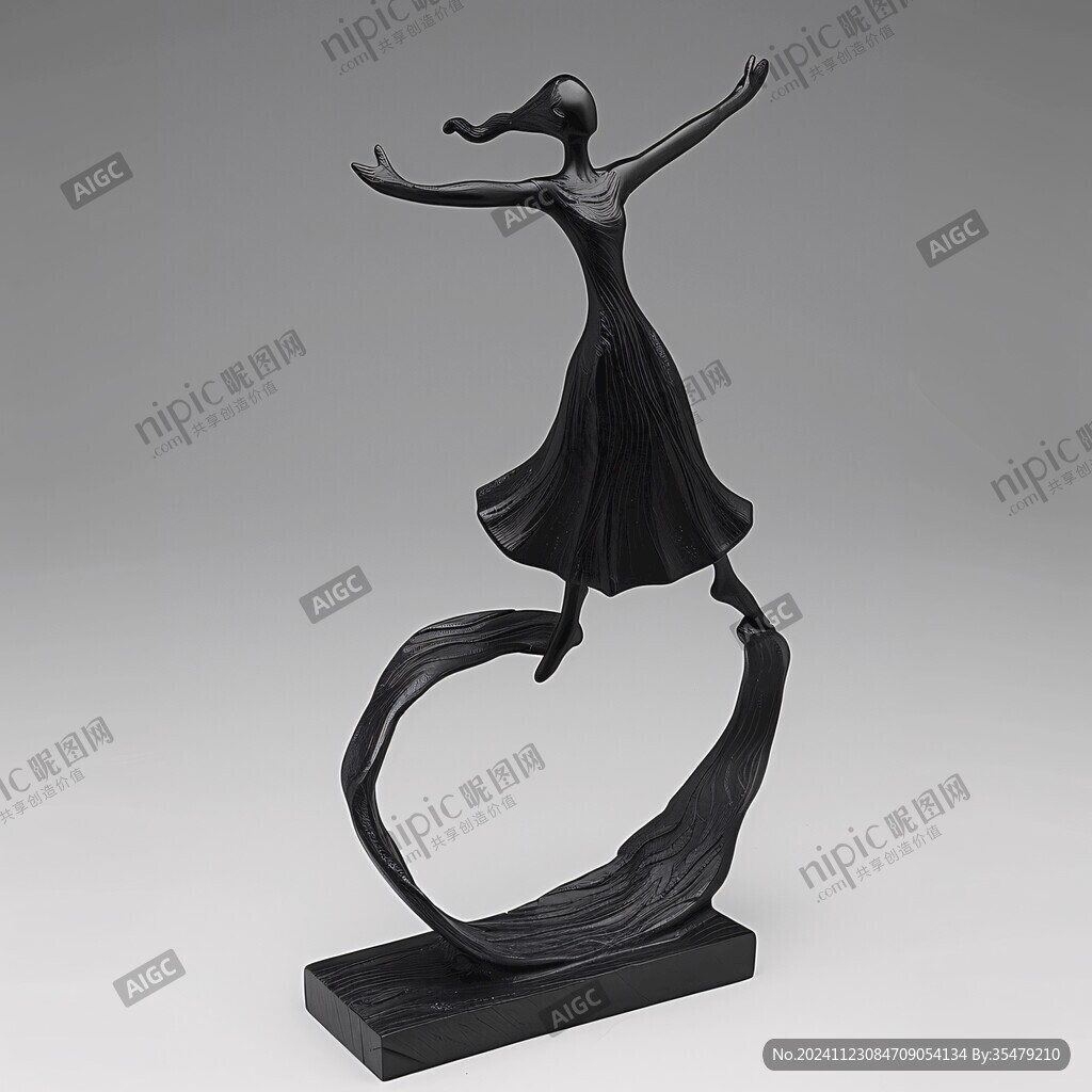 現代美女雕塑