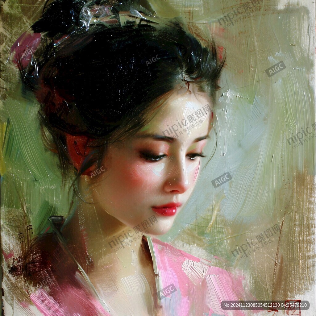 鼠繪古代美女
