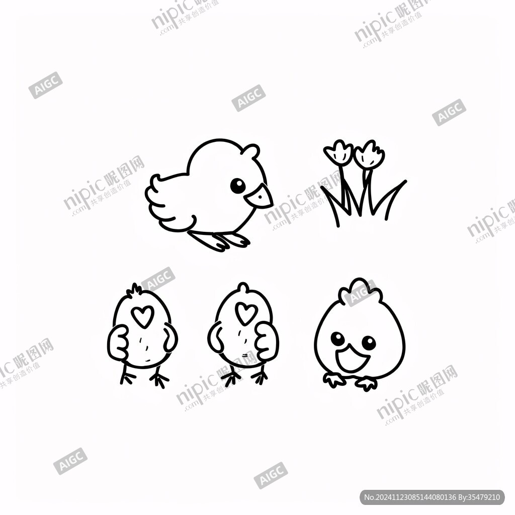 家禽簡(jiǎn)筆