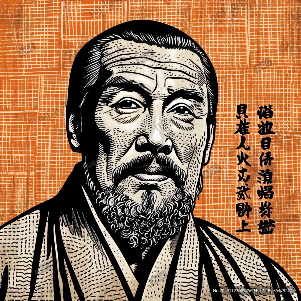 祖沖之像圖片素材下載