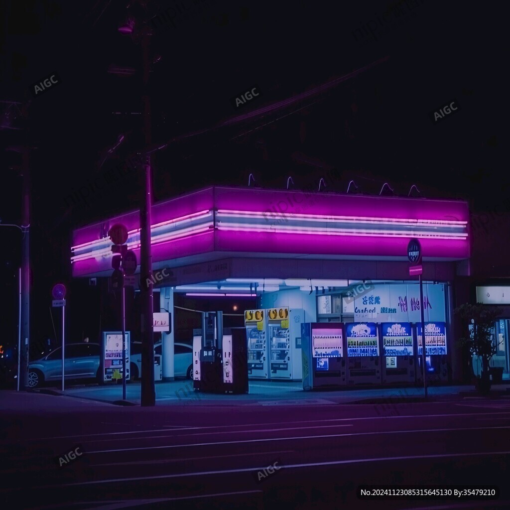 夜晚便利店