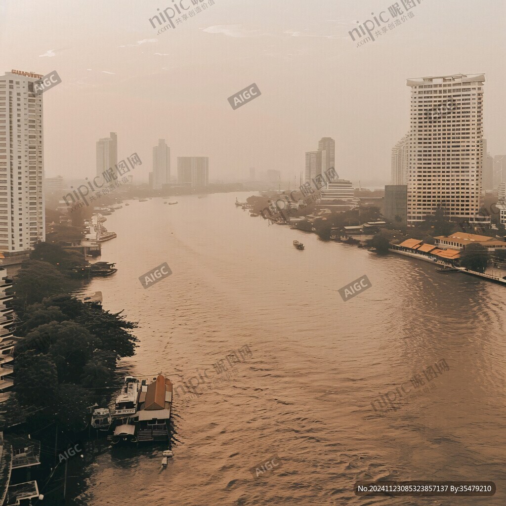 曼谷市區(qū)河道