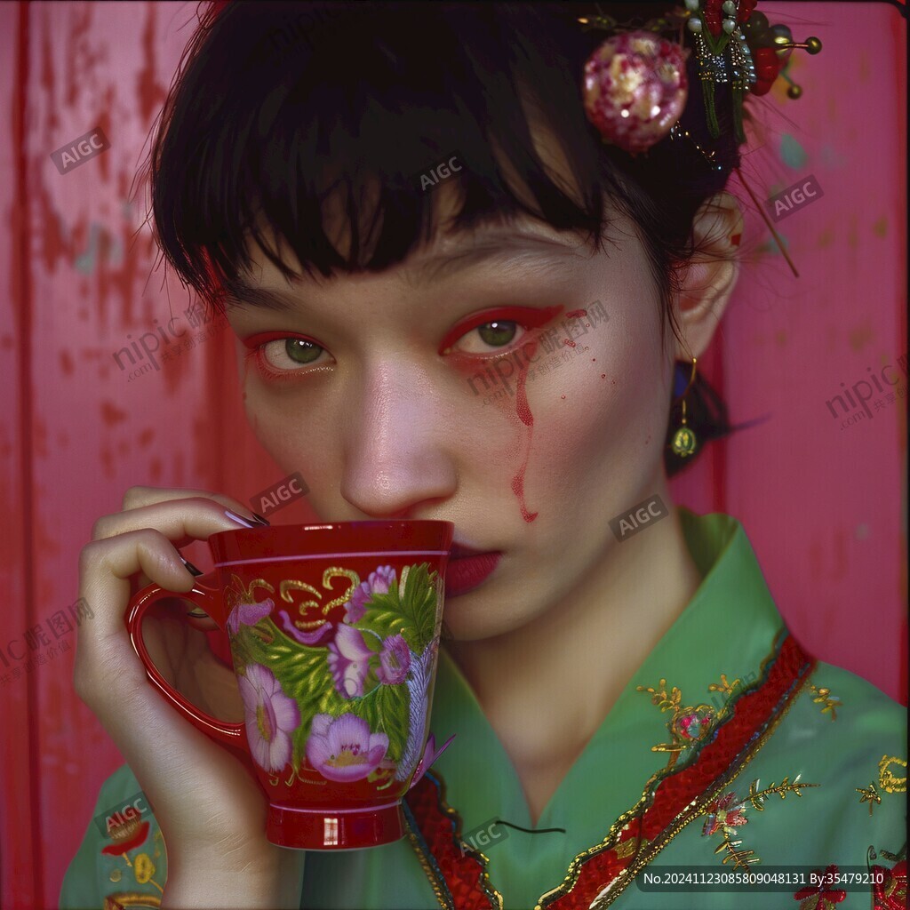 抹茶與少女