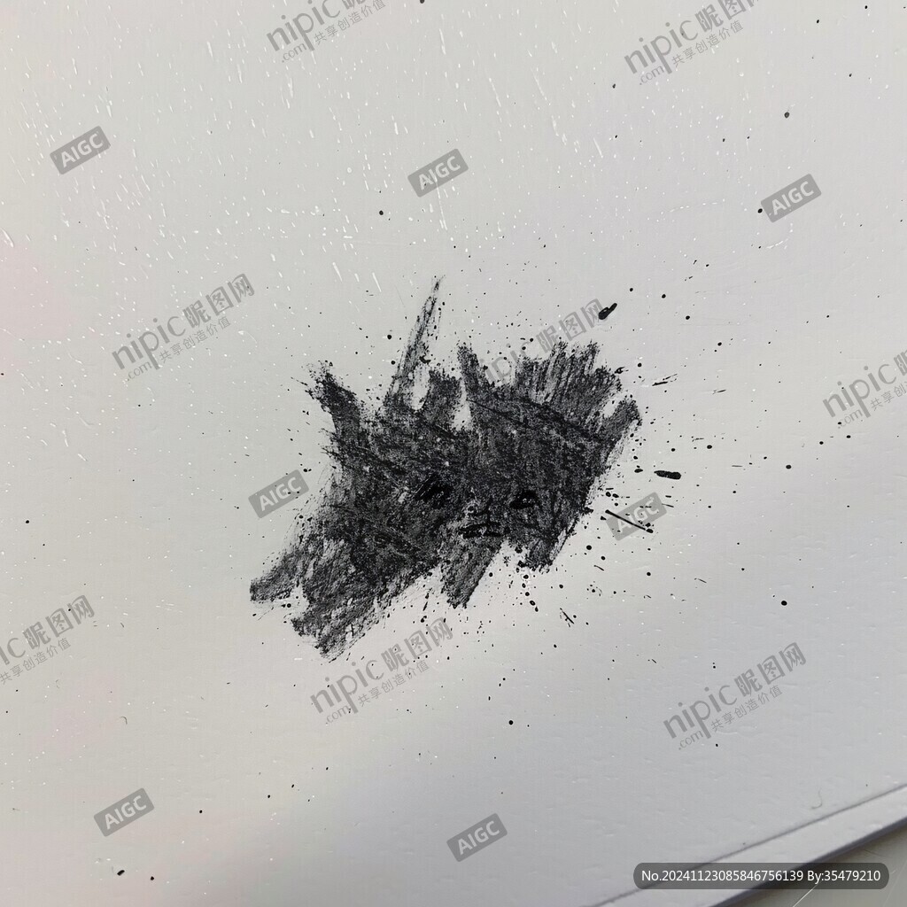 白墻上的墨點(diǎn)
