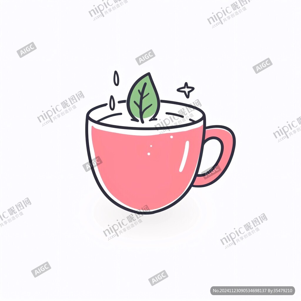 插畫奶茶