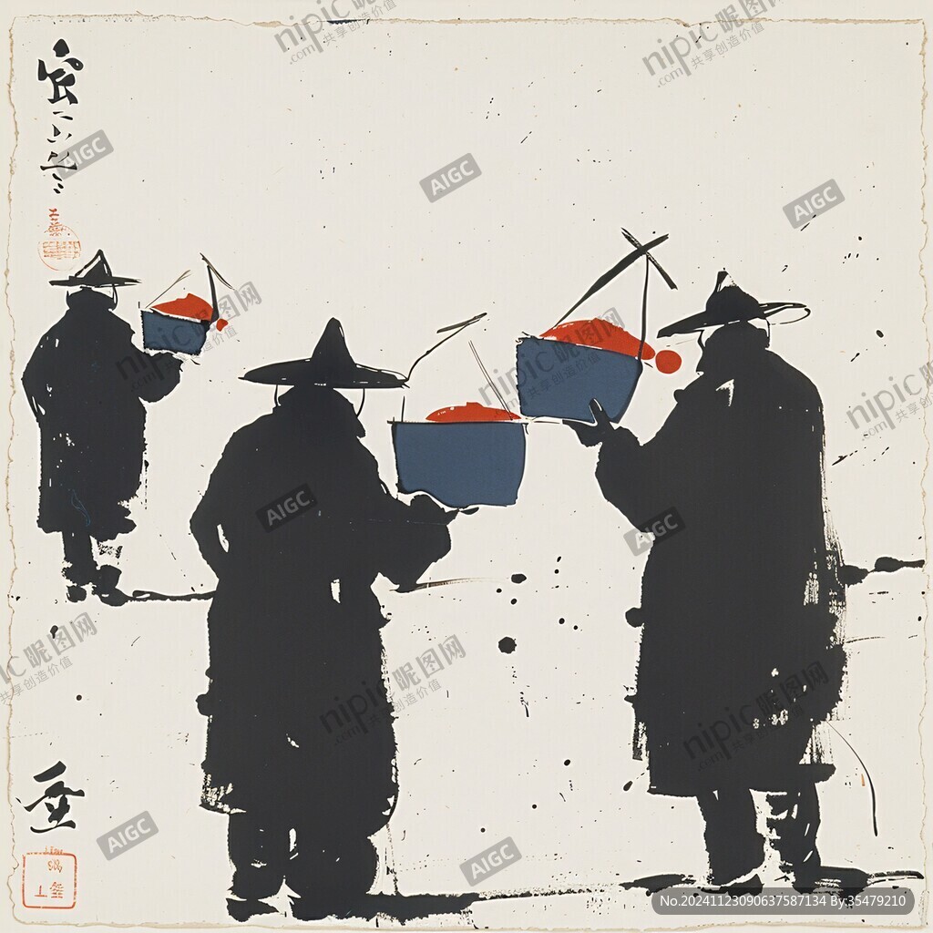 茶館形象畫