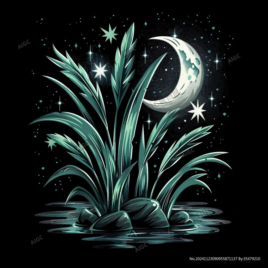 星月河幻想插畫