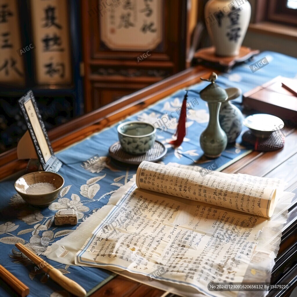 書齋素材