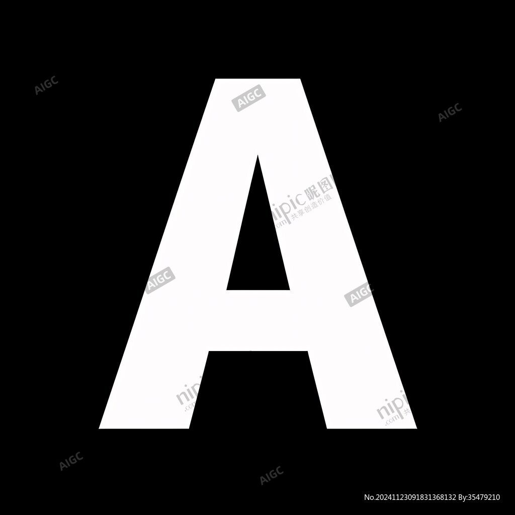 a字體