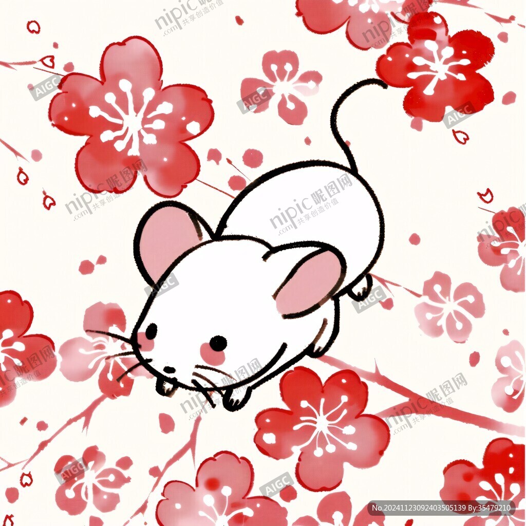 鼠標印花圖案