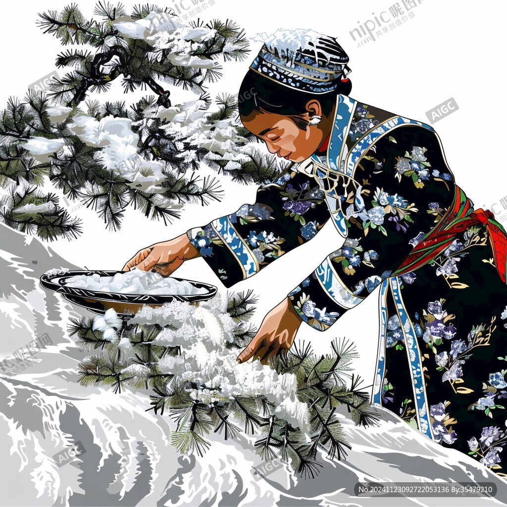 手繪布依族