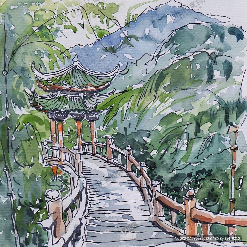 古亭水彩畫